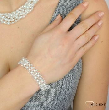 Bransoletka Srebrna Swarovski Jewellery✓Bransoletka srebrna w Sklepie z Biżuterią zegarki-diament.pl✓Piękna i Elegancka Bransoletka dla Kobiet✓Biżuteria ślubna✓Srebro.JPG